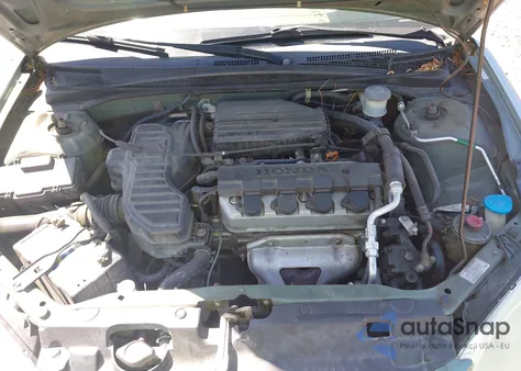 2004 Honda Civic Vp from USA, damaged, VIN 2HGES16344H570822